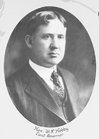 Lt. Governor William Pettus Hobby, Sr.